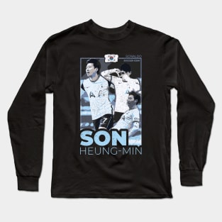 Son - Street Art - Soccer Icons Long Sleeve T-Shirt